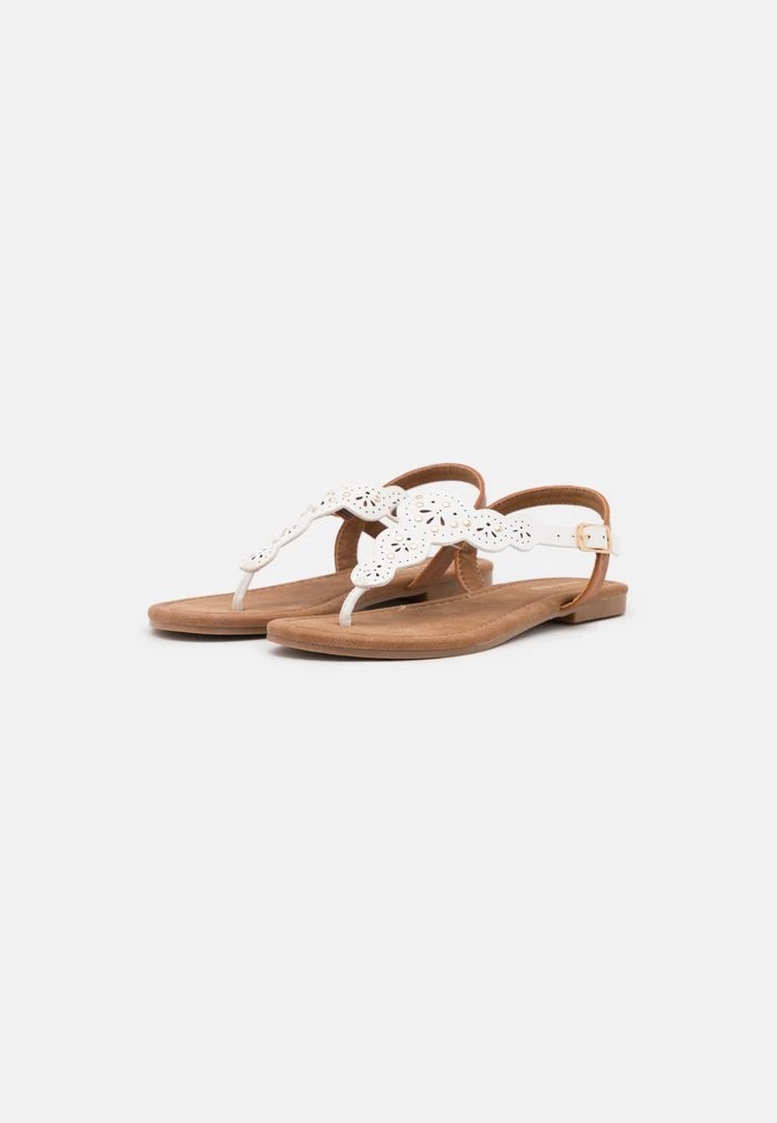 Sandale ANNA FIELD Anna Field T-bar Sandals Blanche Femme | XOK-0209771